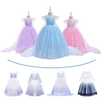 kid girls elsa dress snow queen elsa cosplay sequin costume girls christmas and new year evening dress childrens clothing