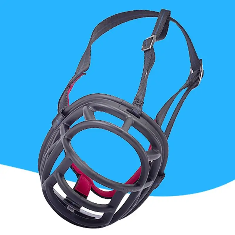 Чрезвычайно жесткий прочный анти-укусы лай намордники Регулируемый Собачий рот