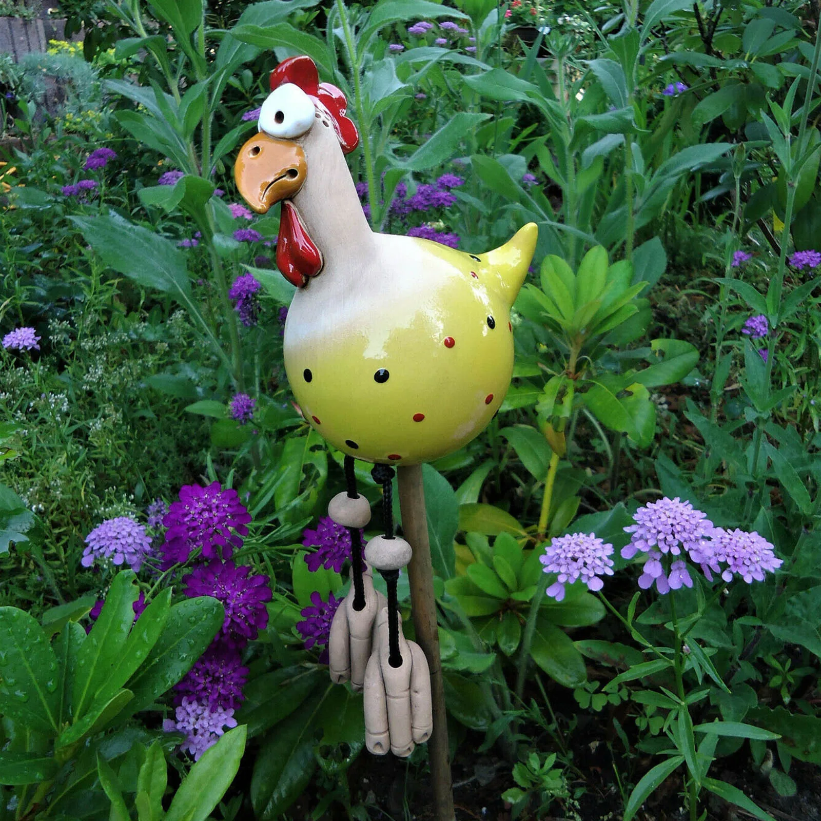 

Garden Decorations Funny Decorative chicken plug hen rooster hens bird For Home Yard Garden Room Decor Creative Decoration