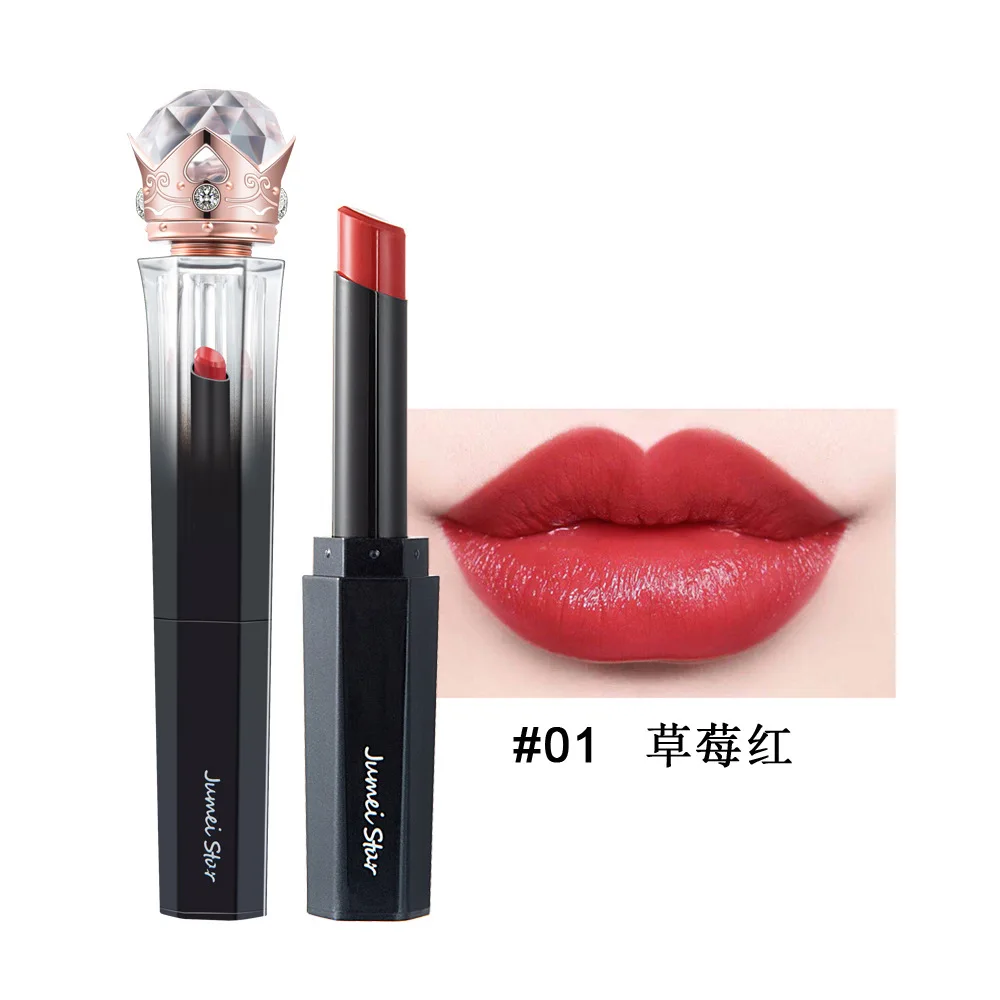 

New Jumei Star 10 Colors Matte Black Diamond Lipstick Moisturizing Waterproof Girl Lipstick