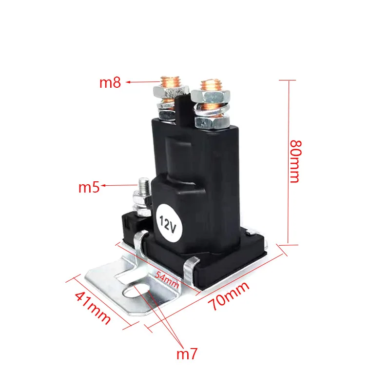 4-контактный контактор постоянного тока автомобильное реле а 12 В Вкл/Выкл |