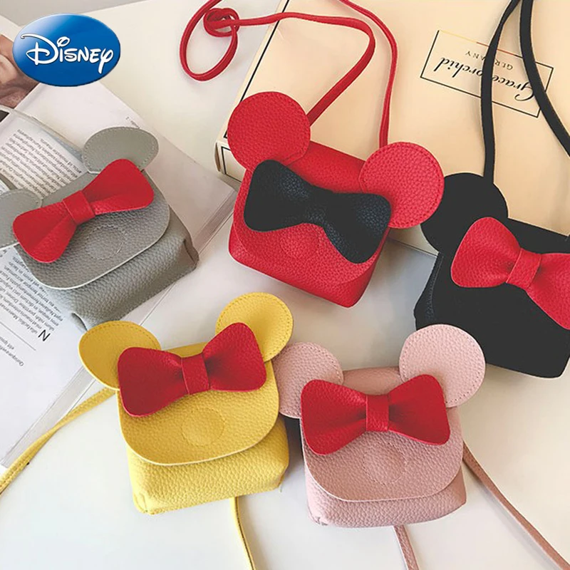 Disney Микки Маус Мини сумка мультфильм Женская PU Досуг модный ранец шоппер леди