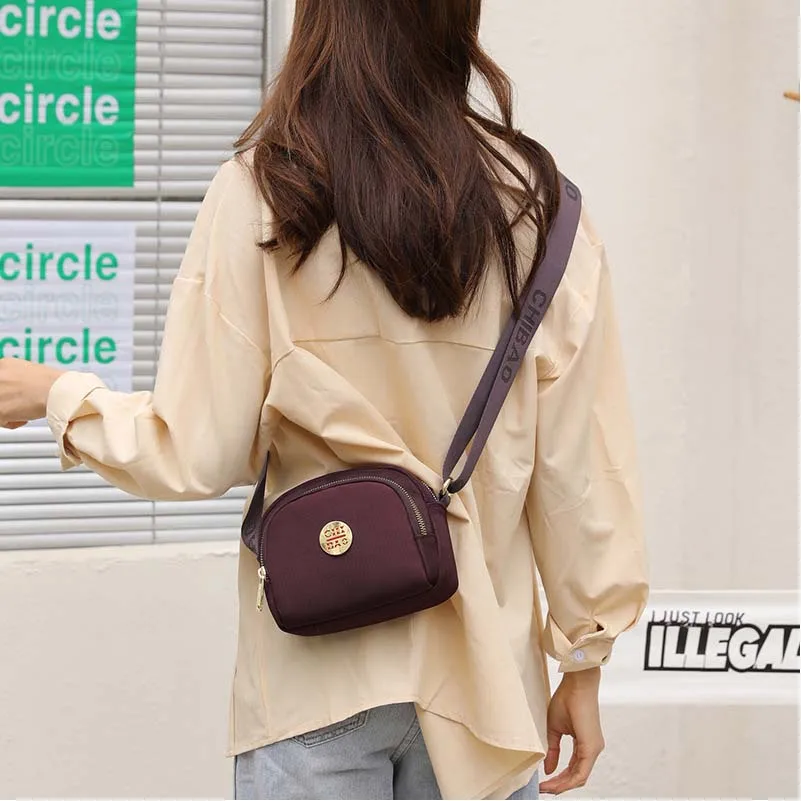 

Casual Fashion New Practical Women Bag Nylon Lightweight Female Shoulder Bag Go Shopping Phone Purse Shoulder Bag