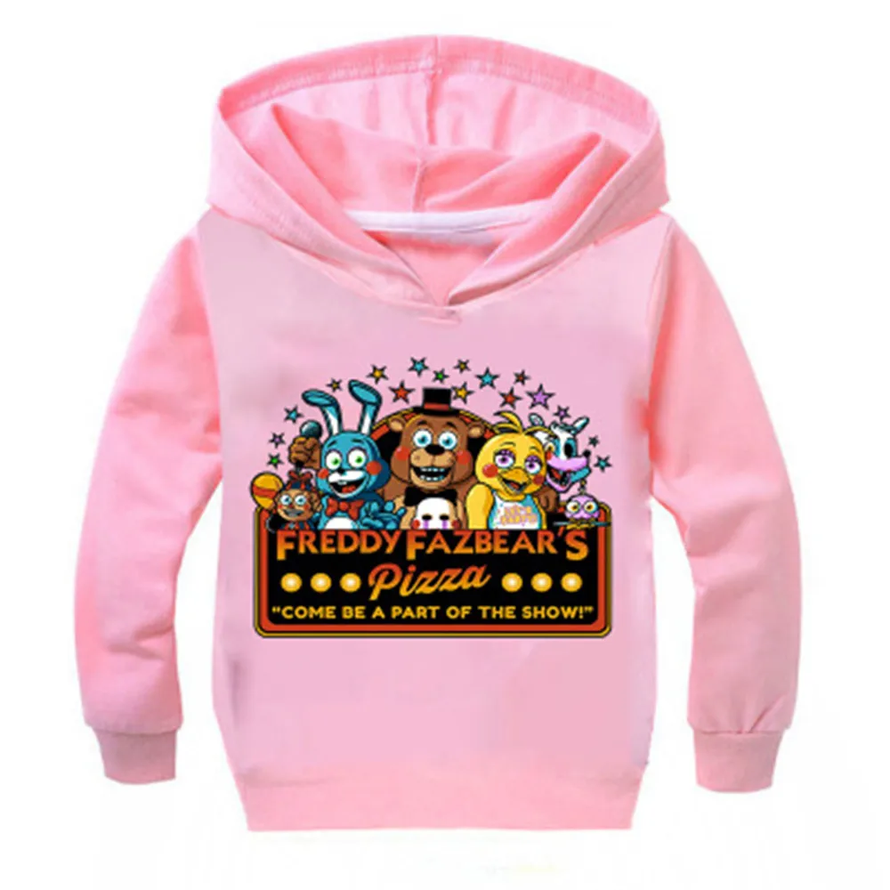 Детская хлопковая толстовка с длинным рукавом пять ночей у Фредди| |