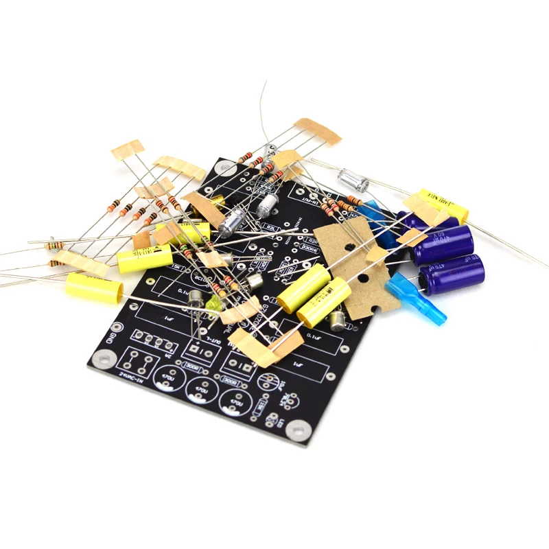 MM MC Dual-TVV-46 полностью дискретный голосовой фоно HiFi Предварительный усилитель DIY Kit