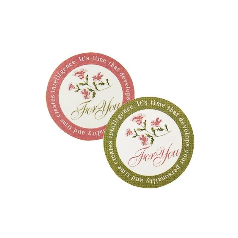 120 Pcs/lot Red Green 'For you' Scrapbooking Paper Labels Envelopes Stickers Gift Packaging Seal Multi-function Seals Stickers