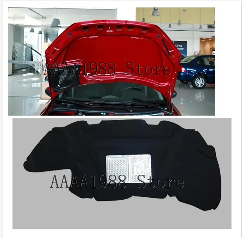 

Звукоизоляция для автомобиля, для Peugeot 206, 2003 -2013, хлопковая, для переднего капота двигателя, защита от шума
