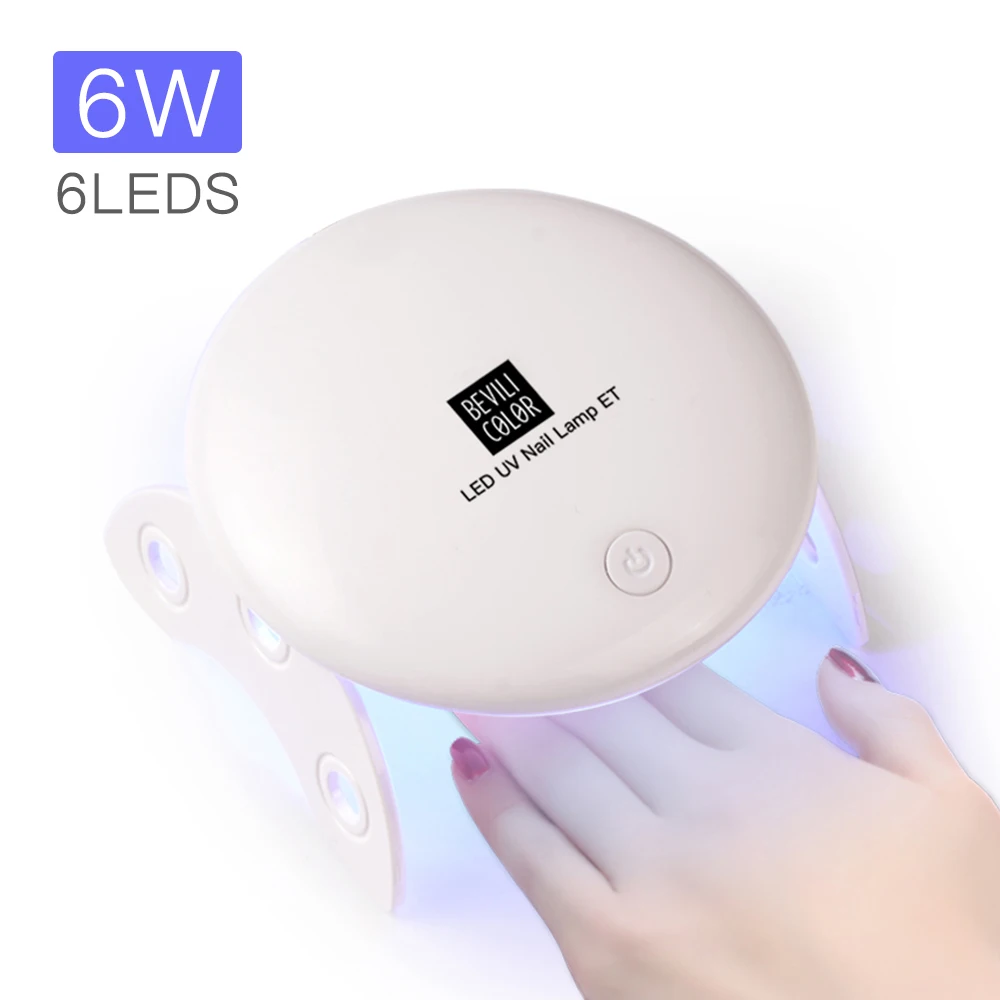UFO Lamp 6 Вт мини USB УФ-лампа для отверждения геля для ногтей светильник для ногтей Гель-лак Сушилка для ногтей машина для дизайна ногтей PC& ABS горячая светодиодная УФ-лампа для ногтей - Цвет: UFO Lamp