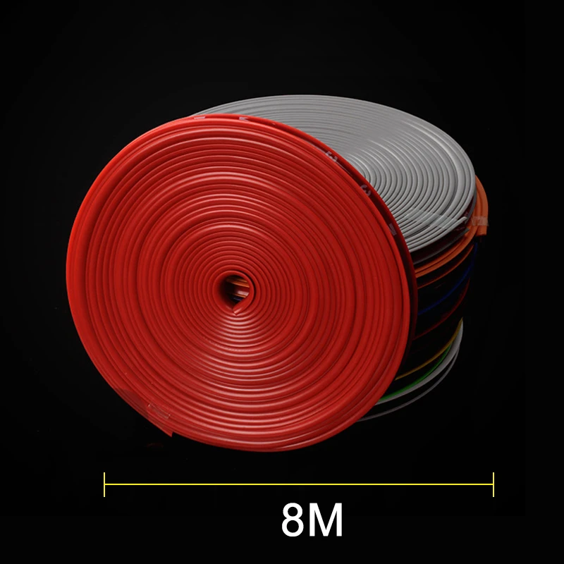 Hot Sale 8M/Roll Car Wheel Protection Sticker Decorative Strip Rim Tire Shape Modification Auto Accessories | Автомобили и