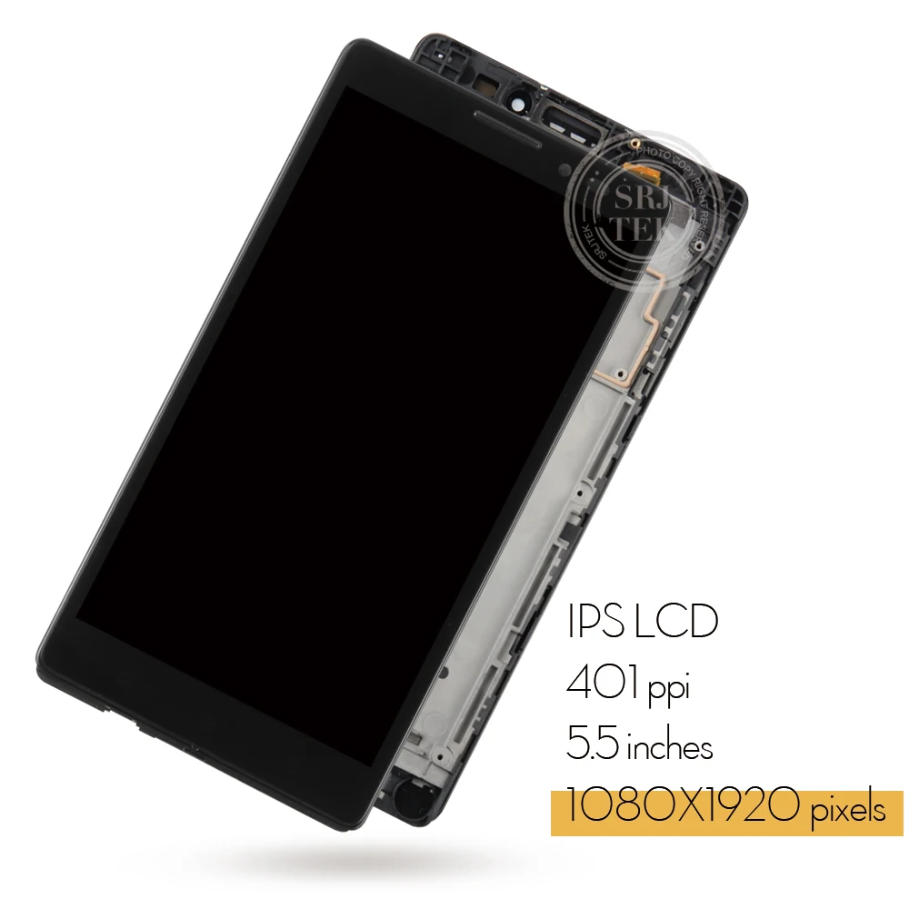 Srjtek screen for Lenovo K910 LCD Display Panel Touch Digitizer Glass Assembly with frame VIBE Z lcd 5.5inch 1920*1080 | Мобильные
