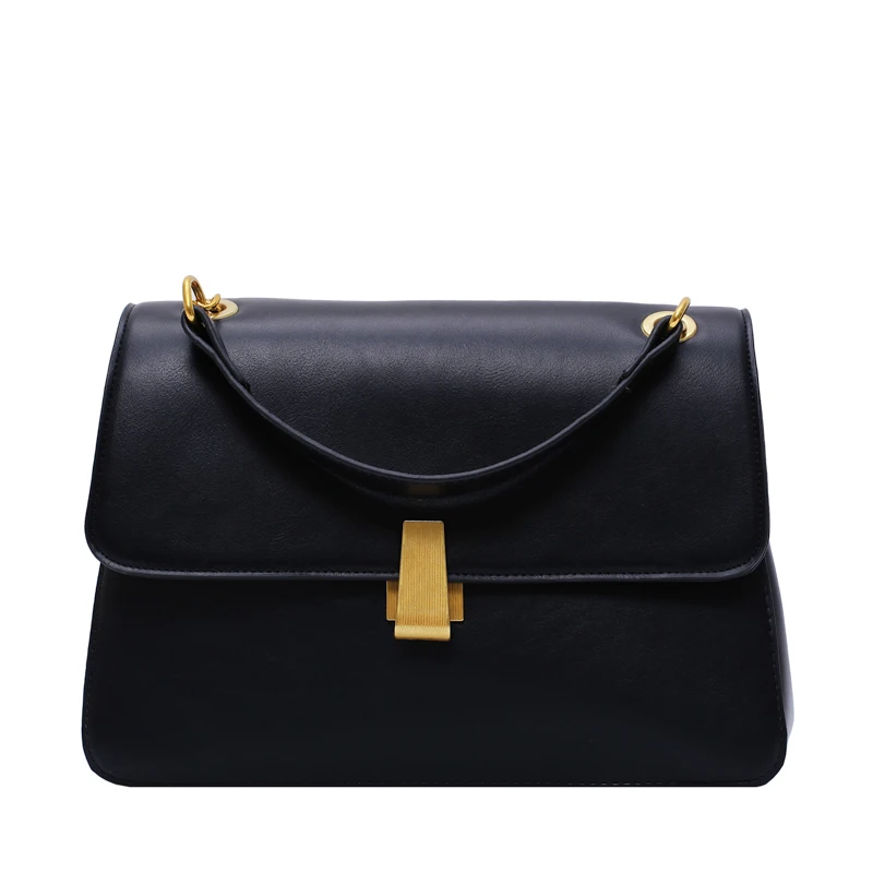 

Vintage Fashion Female Large Tote bag 2019 New Quality PU Leather Women's Designer Handbag Lock Chain Shoulder Messenger Bags