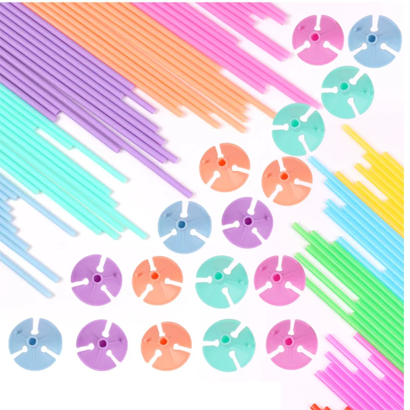 Латексные палочки для воздушных шаров держатель карамельных цветов с чашкой