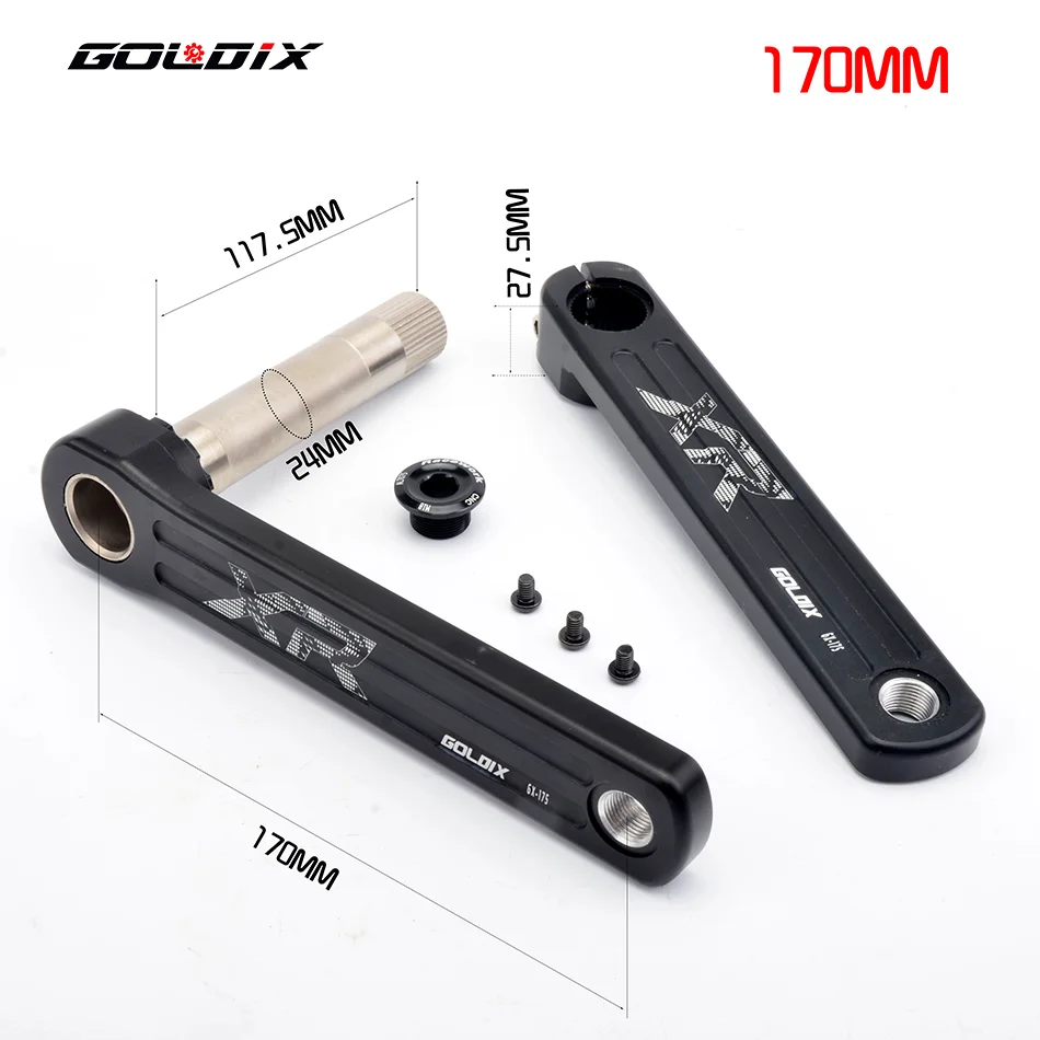 GOLDIX дорожный рукоятки в переменного тока 50-34T/53-39/T SRAM GXP складной велосипед