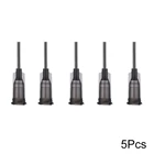 Шприц для пайки из нержавеющей стали, 5 шт., игла, Оловянная паста, флюс паяльной пасты, сварочный флюс, профессиональные аксессуары