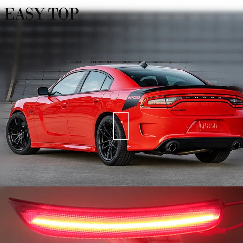 Дымчатый задний фонарь красный фонасветильник для зарядного устройства 2015