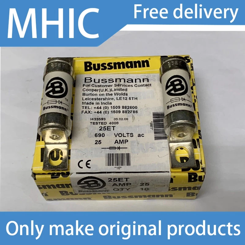 3 шт./партия Бесплатная доставка 25ET предохранитель BS88:4 25A-690V 100% новый бренд