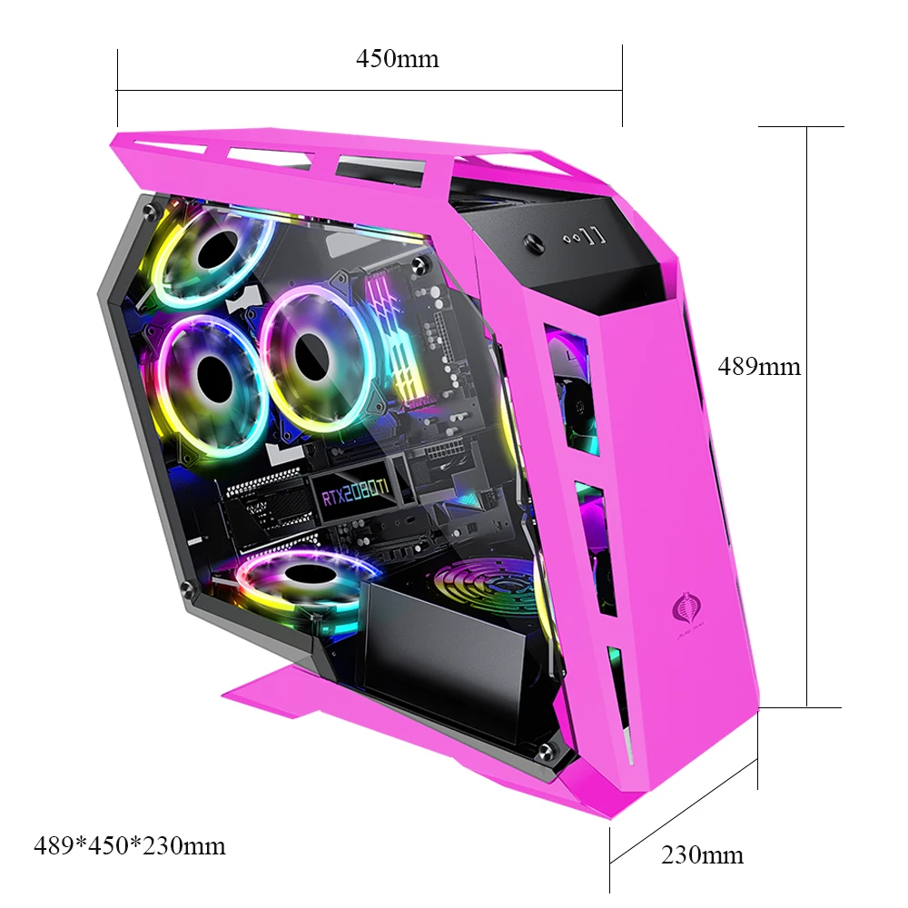 MATX Mohterboard DIY Вентилятор охлаждения Настольный чехол на заказ башня микро-ATX