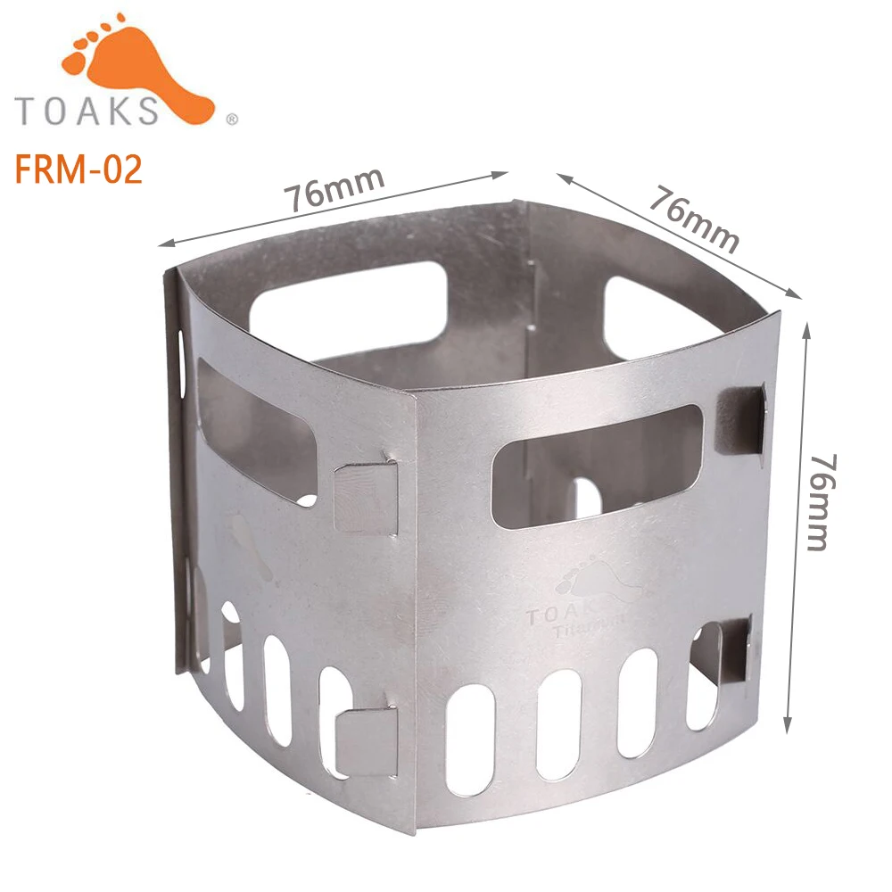 TOAKS Титан спиртовая горелка газовая плита на древесине выгорание горшок стенд
