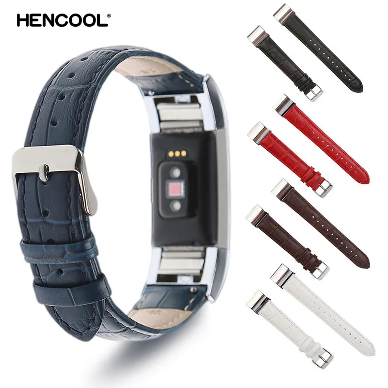 Высококачественный ремешок из натуральной кожи для часов Fitbit Charge 3 сменные