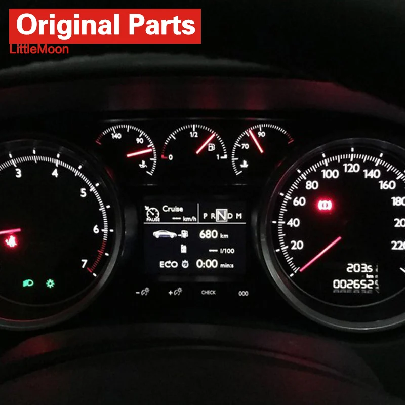Оригинальный Новый измерительный экран цветной в сборе Измеритель для Peugeot 508