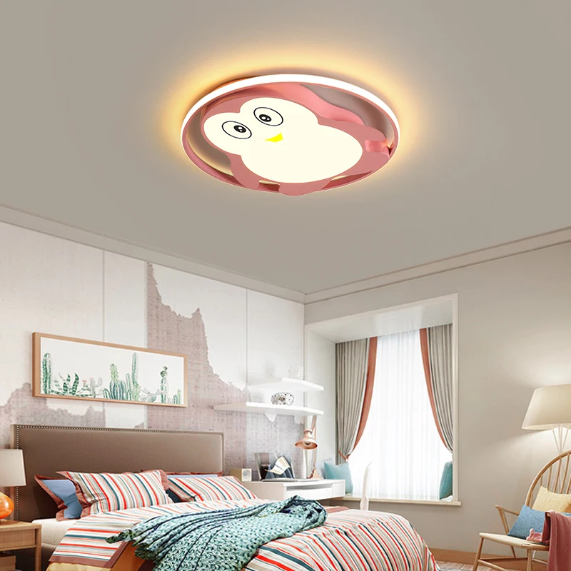 Verllas Modern Simple Novelty Cartoon Cute Animal LED Kid Ceiling Light Lamp Nursery Kids Baby Child Room Bedroom Home | Лампы и