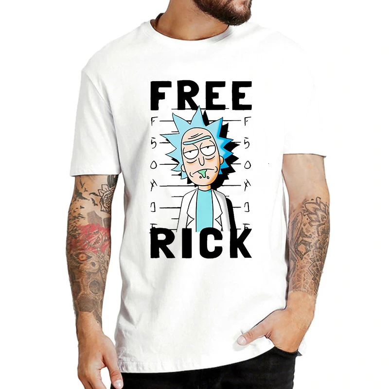Футболка с забавным рисунком Рика и Морти, для мужчин и женщин, Harajuku, Ricky N marty Ullzang, футболка с графическим рисунком 90 s, футболки для женщин и мужчин