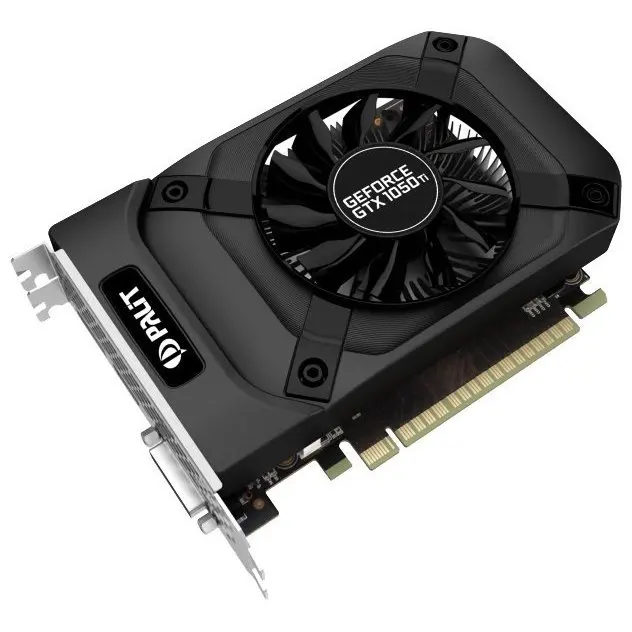Видеокарта ПК Palit GeForce GTX 1050 Ti 1290Mhz PCI-E 3.0 4096Mb 7000Mhz 128 bit DVI HDMI HDCP StormX | Компьютеры и офис