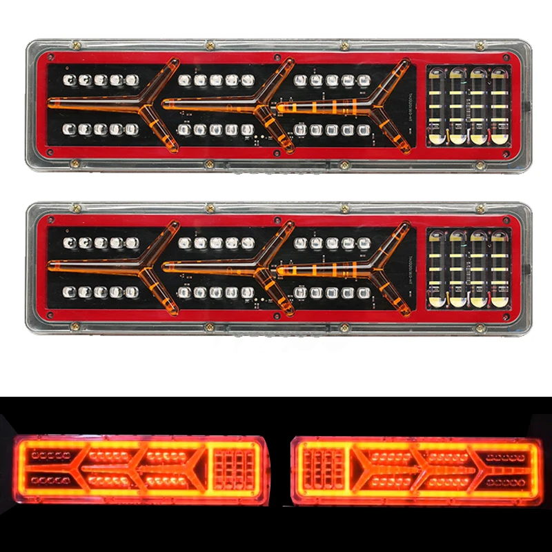 Тюнинг автомобилей автомобиль грузовик задний фонарь led задние фары на прицеп
