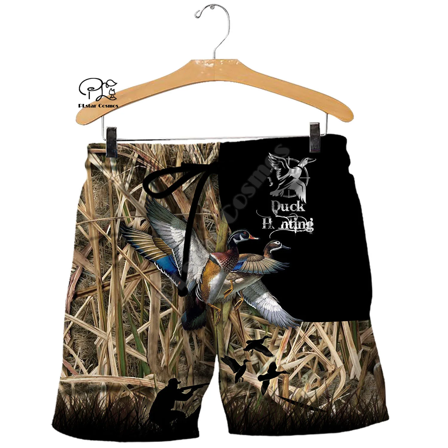 

PLstar Cosmos 3DPrint Men/Women Funny Duck Dog Hunting Hunter Animal Funny Casual Beach Shorts Breathable Jogger Fitness-a1