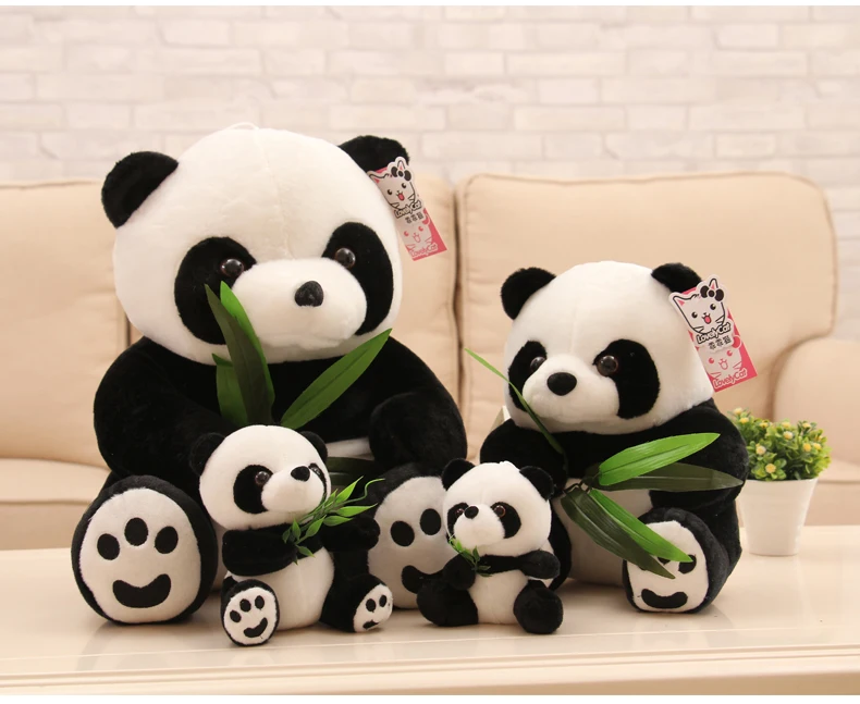 

Mini Panda Stuffed Plush Toy Soft Baby Stuf Doll Cute Plush Animal Toys for Kids Birthday Christmas Baby Gifts