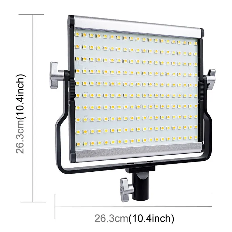 15 Вт Светодиодный светильник наполнитель для фотосъемки ing Dimming Studio Видео US Plug 1650lm