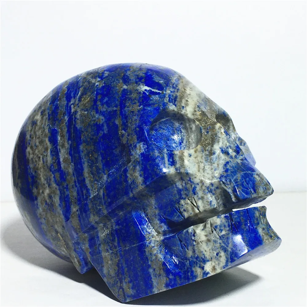 

natural cranium lapis lazuli quartz crystal specimen Home furnishing decoration stone crystal Reiki healing amethyst skulls