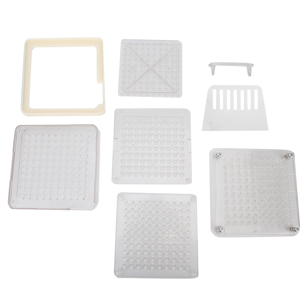 

3 Color 1 # 100 Hole Acrylic Manual Capsule Filler Pharmaceutical Filling Plate Machine Powder Plate Capsule Filling Machine New