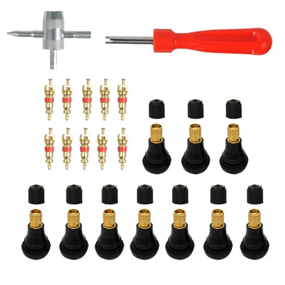 

Valve Core 4 Way Tire Repair Tool Kit +Stem Puller Practical High Quality