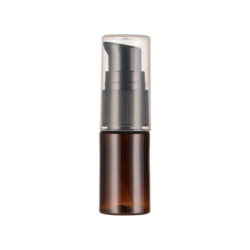 

50PCS 10ML Small Cream Pump Plastic Bottles Lotion Cosmetic Packaging Treatment Pump Container Personal Care Sample Bottles