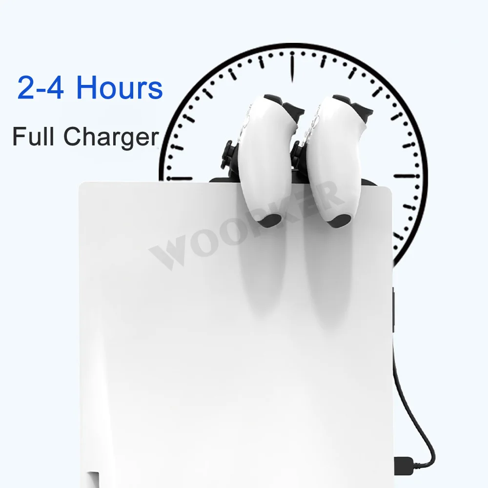 wholesale dual fast charger for ps5 wireless controller charging dock station for playstation 5 gamepad free global shipping
