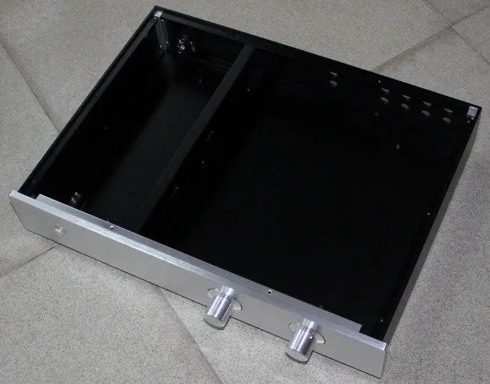 Полностью алюминиевый усилитель шасси усилителя предохранительная коробка