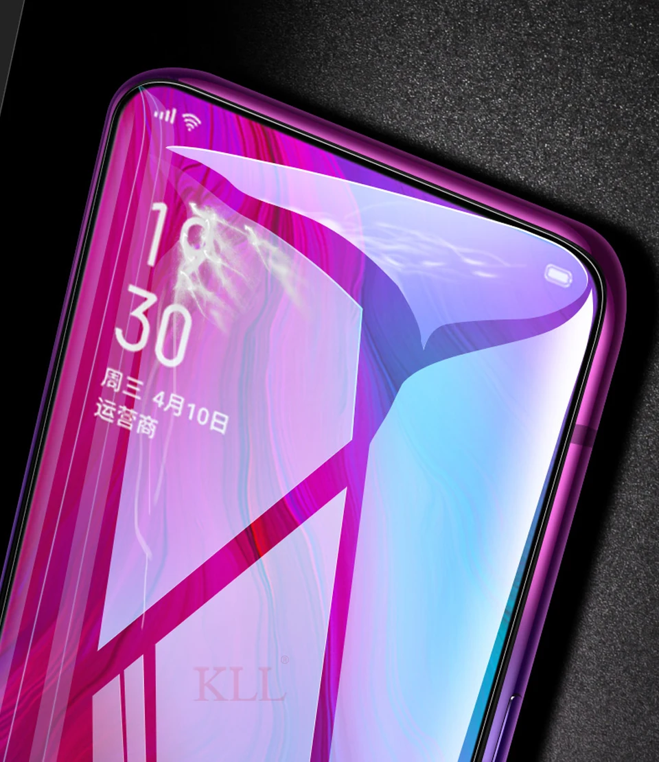 2.5D полное покрытие, анти-синий светильник, закаленное стекло для OPPO Reno Z 10x Zoom 5G, Защита экрана для OPPO F11 F9 Pro F7 Youth K3 K1