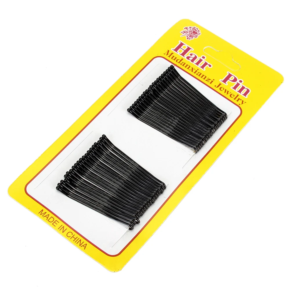 AIMEI веревка черная металлическая заколка для волос инструменты укладки набор