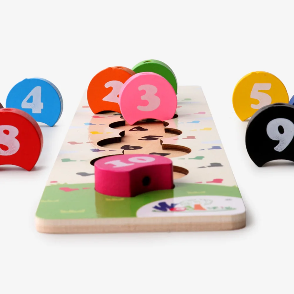 Деревянные игрушки для малышей игрушка сделай сам номер гусеница вязание нить