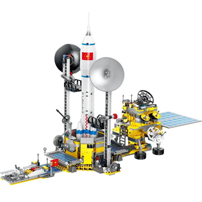 250 + шт. Строительный блок спутник Китай космический самодельный ракетный