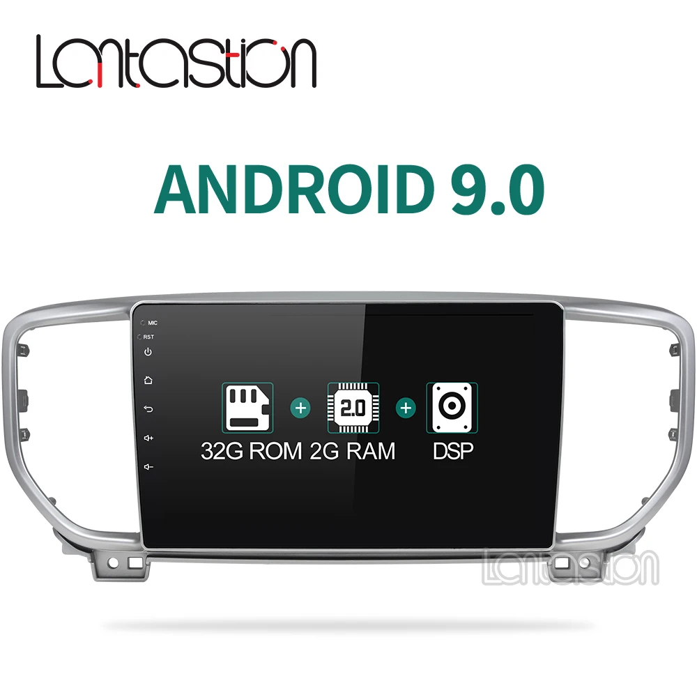 PX30 android9.0 DSP 32G Автомобильный dvd-плеер для KIA sportage 2018 2019 KX5 gps навигация 1 din стерео