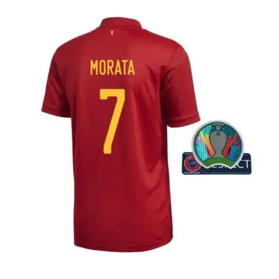 

EURO 2020 2021 SPAIN Top quality Camisa Soccer Jersey Customize Espaa football man T-shirt Koke Morata Marcos Llorente Thiago