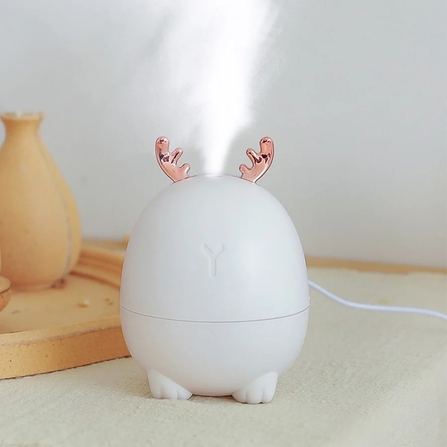 

Mini Air Room Humidifier Deer Rabbit USB Aromatherapy Essential Oil White Diffuser Air Purifier Mist Maker for Bedroom Home