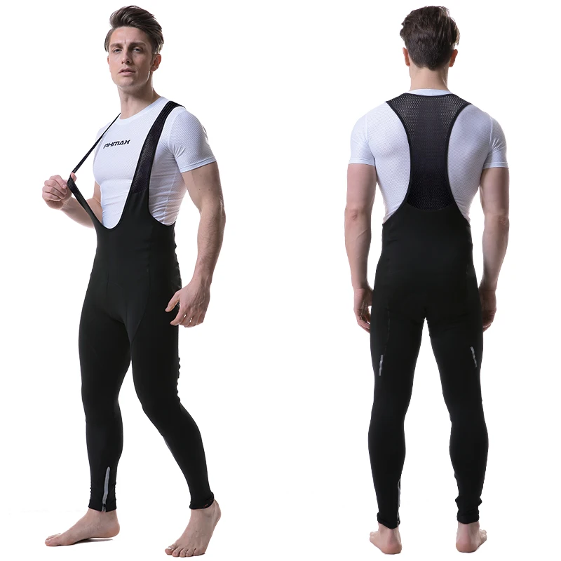 PHMAX Pro велосипедные Комбинезоны Длинные MTB брюки 5D гелевые мягкие дышащие