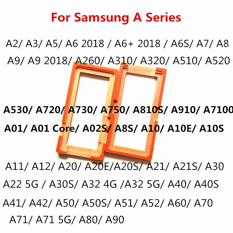 

55pcs Glue Mould LCD Screen Glass Mold Holder for Samsung Galaxy A Series