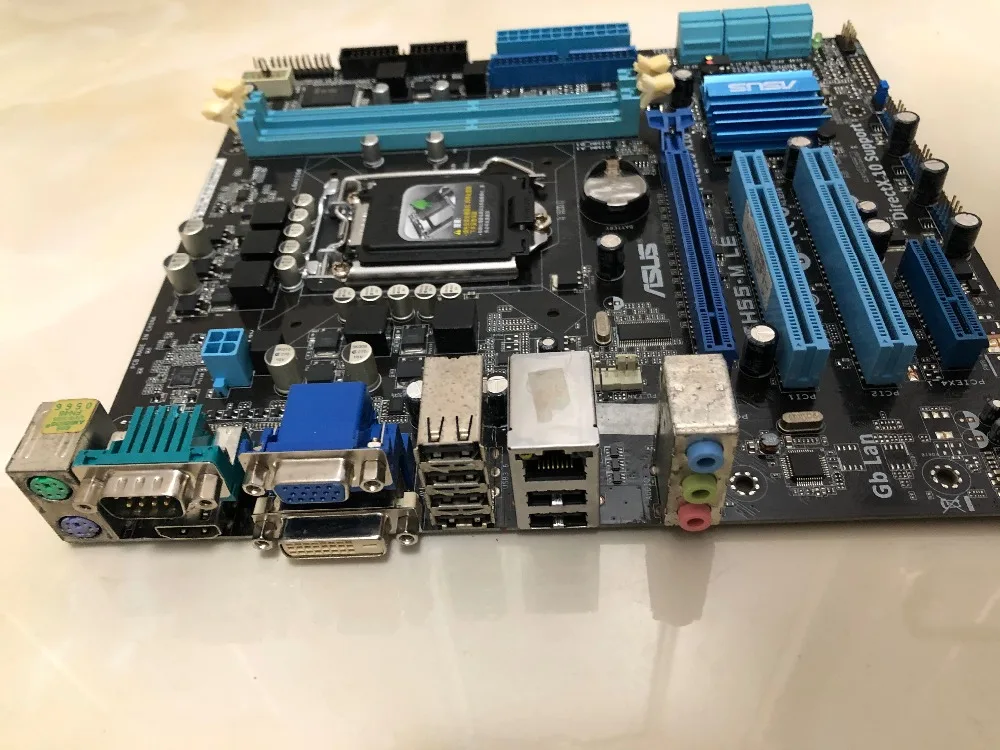 Материнская плата ASUS P7H55-M LGA 1156 DDR3 доски для I3 I5 I7 16 GB плата H55 рабочего Материнская плата