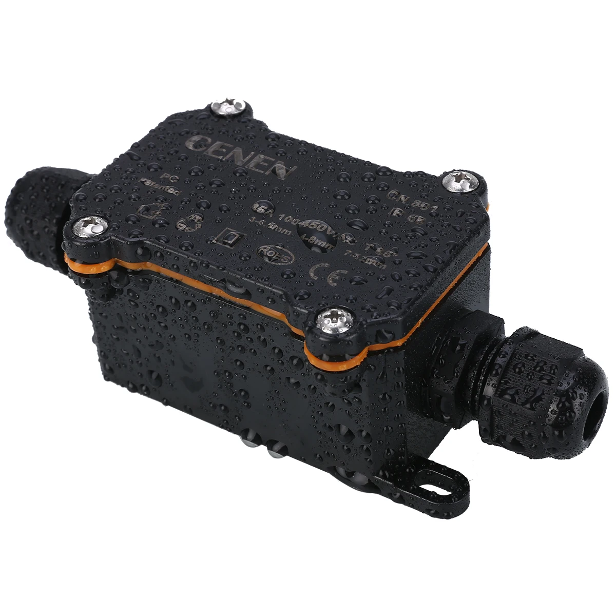 IP68 2 способа распределительная коробка открытый кабельный провод соединитель