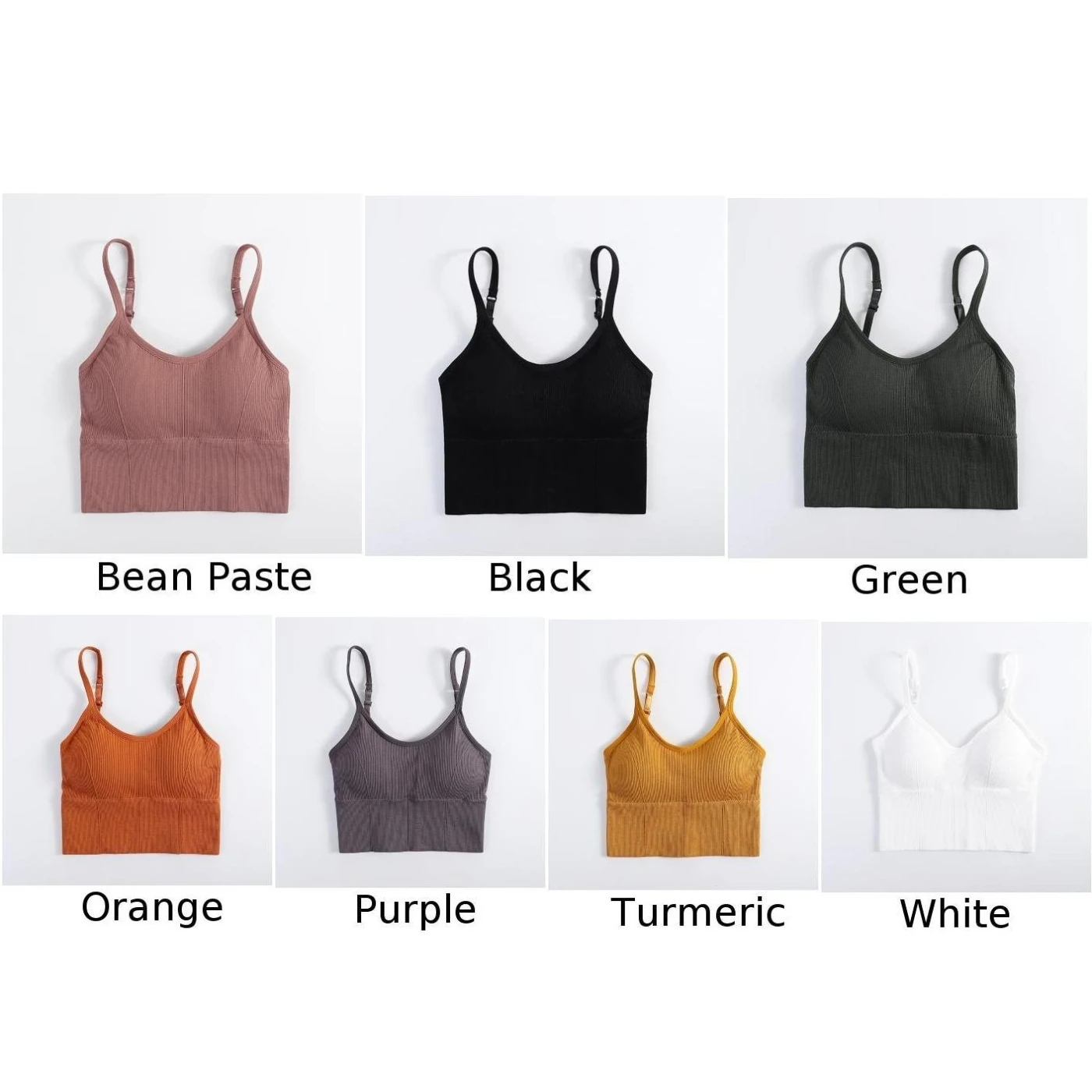 

Women's Camisoles & Tanks Sexy Sports Fitness Workout Gym Tank Tops Stretch Seamless Ladies Summer