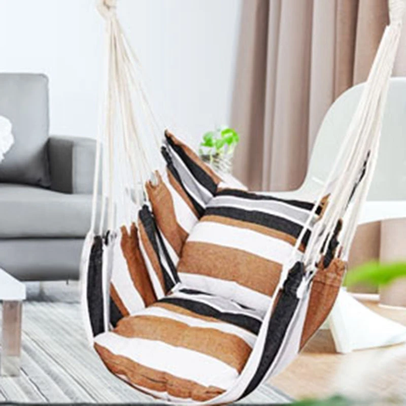 Гамак стул подвесной веревочный качели сиденье для внутреннего и наружного